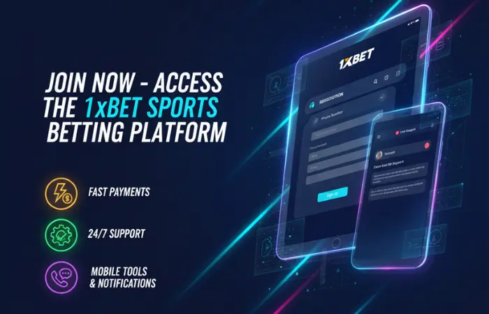Join Now – Access the 1xBet Sports Betting Platform