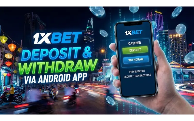 Deposit and Withdraw Money via Android App