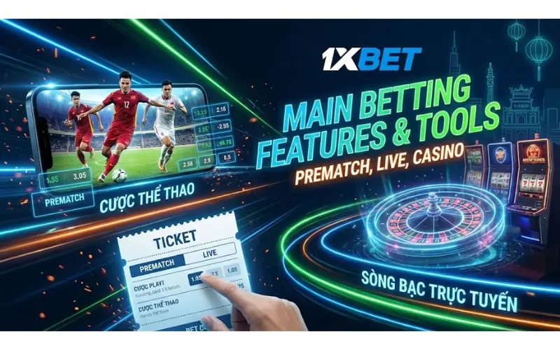 Các tính năng và công cụ cá cược chính